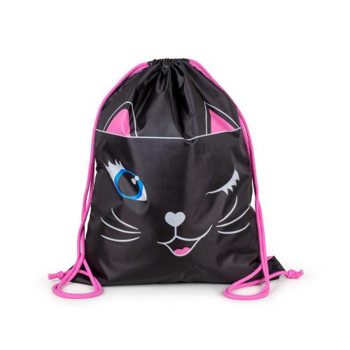 gymnastikpose med kattemotiv