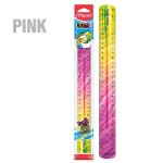 lineal 30 cm pink - til børn
