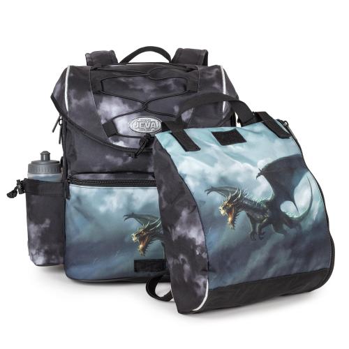 skoletaske med idrætstaske