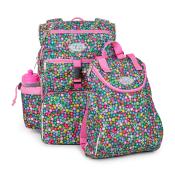 skoletaske med gymnastiktaske og drikkedunk