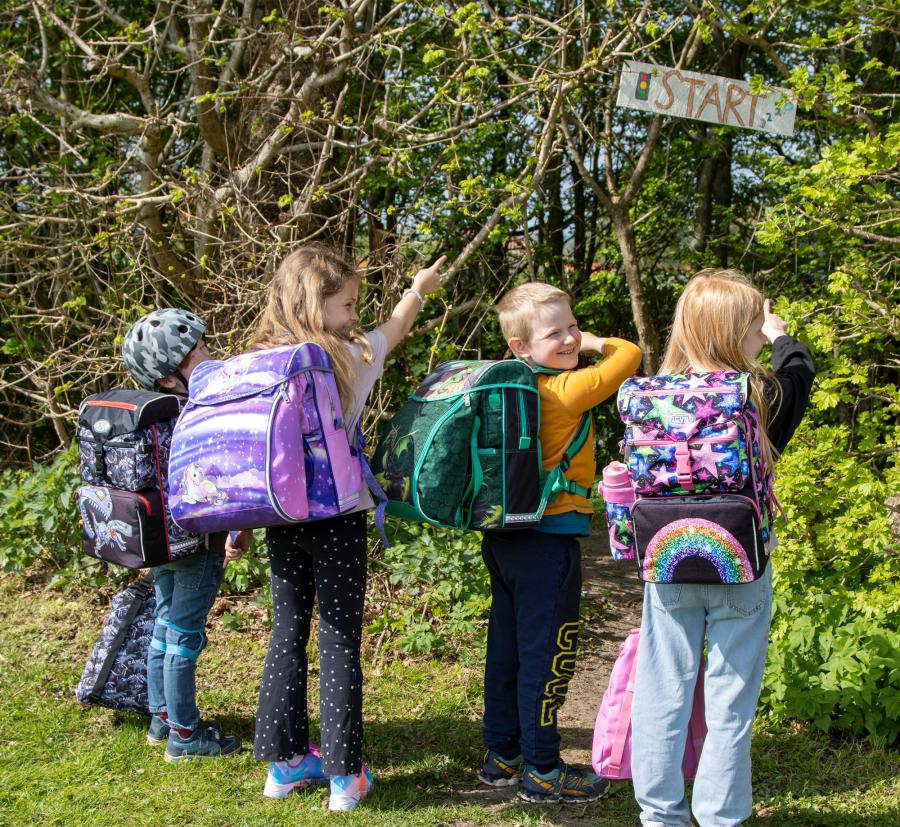 Skoletasker til børn i 0. til 2. klasse