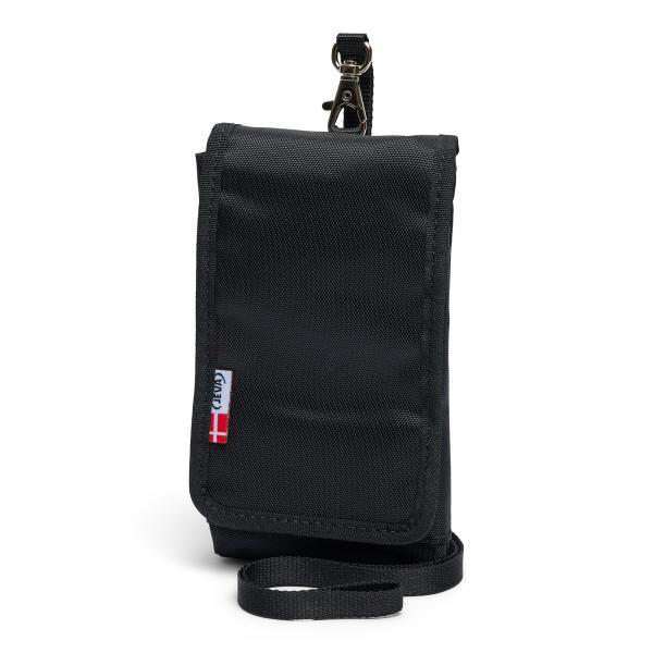 mobiltaske med ekstra lommer