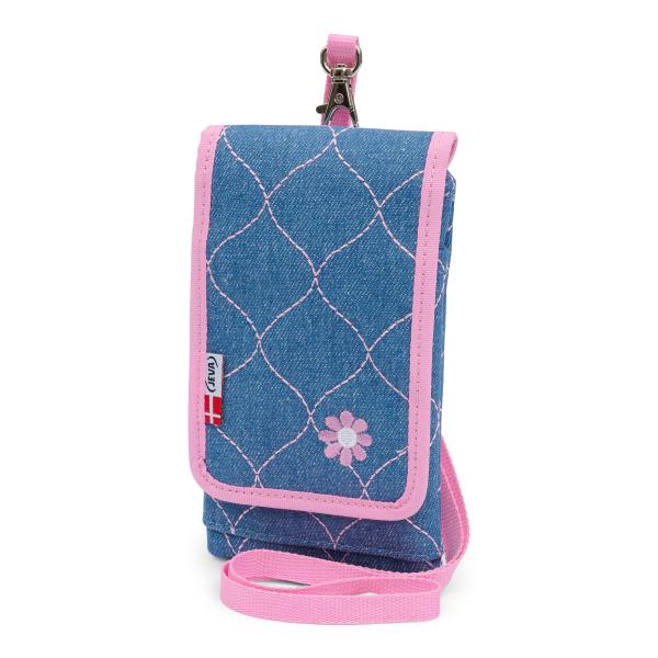 mobiltaske med ekstra lommer