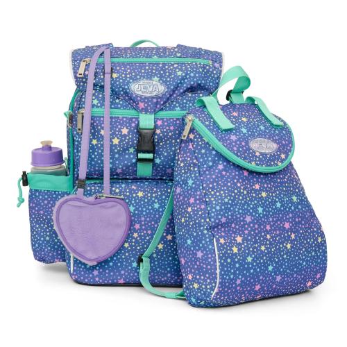 Skoletaske med gymnastiktaske og drikkedunk